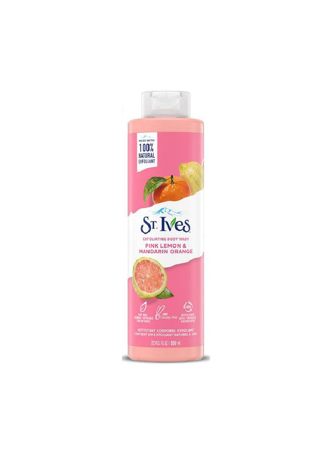 St. ives pink lemon body wash 400ml