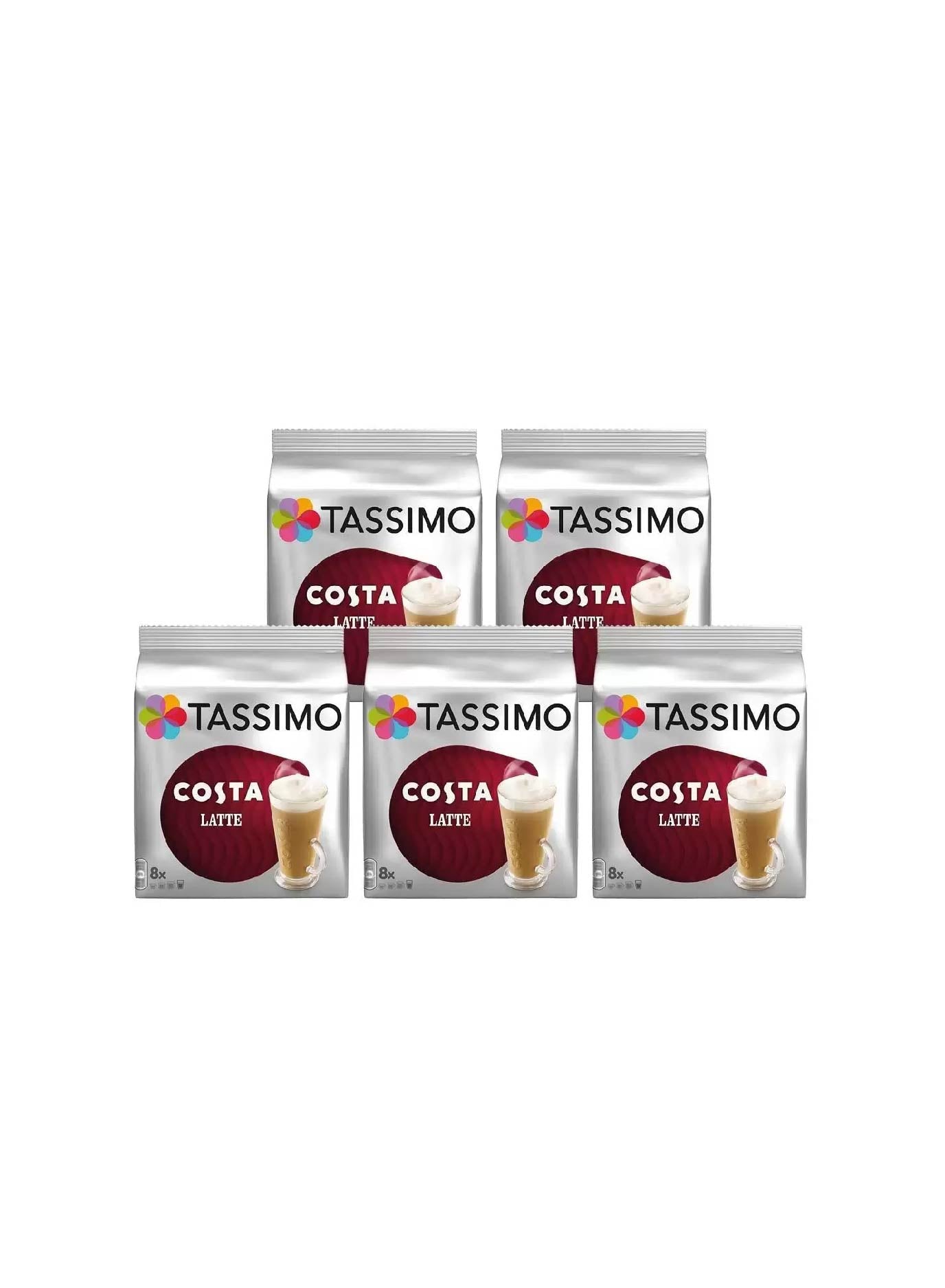 Tassio Costa Iced Carael Latte Coffee Pods x6 (Pack of 5, Total 30 Tassio Costa Iced Carael Latte Coffee Pods x6 (Pack of 5, Total 30