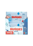 Huggies All Over Clean Baby Wet Wipes 56's - (Pack of 10 x 56's - 560counts) (Safe for face & Hands)