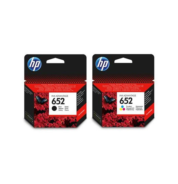 HP 652 INK CATRIDGE BLACK AND COLOR