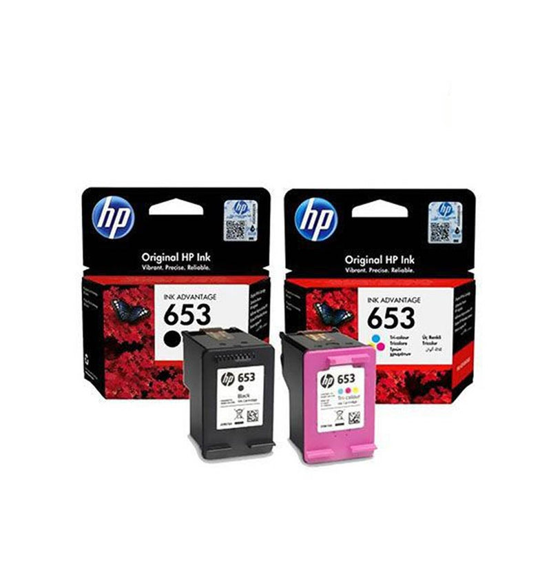 HP 65 INK CATRIDGE 653 BLACK AND COLOR