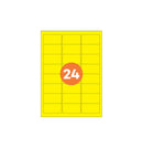 AGIPA-FLOUR.YELLOW-LABLES,-A4---64X33.9MM,-24-LABELS