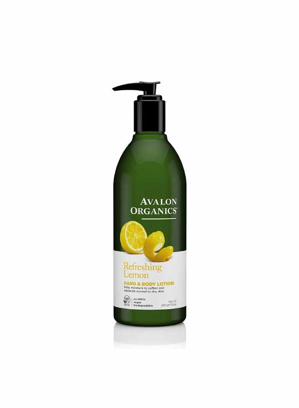 Avalon Organics Hand And Body Lotion Lemon For Unisex 12 Oz