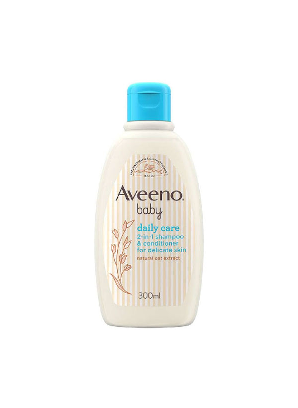 Aveeno Baby Daily Care 2-in-1 Shampoo and Conditioner Cream 300 ml