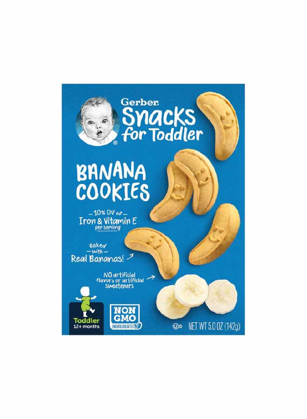 Gerber  Banana cookies snacks For Toddler