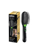 Braun Satin 7 Hair Styler Comb Brush, Black, BR710