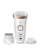 Braun Silk Wet And Dry Cordless Epilator SE9561, White, 6 Extras