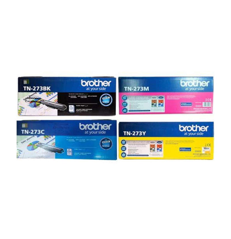 Brother 273 Toner Black, Cyan, Yellow, Magenta