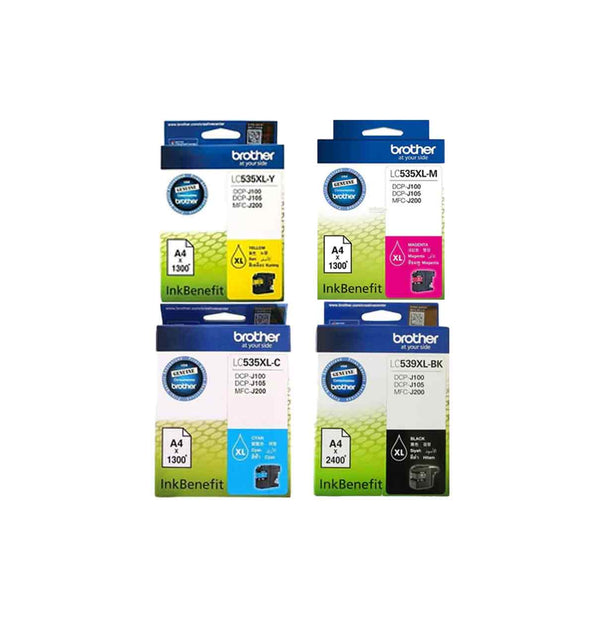 Brother-LC535XL-Ink-Cartridge Full Set