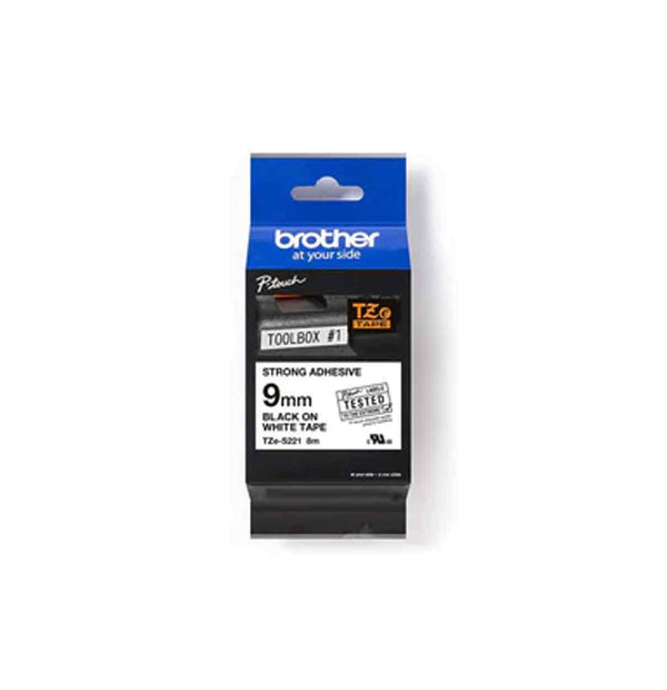 Brother-P-touch-9mm-TZ-S221-Strong-Adhesive-Tape