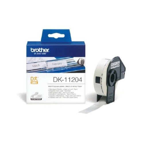 Brother DK-11204 Single Labels, 17 x 54 mm-