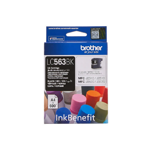 Brother LC563 High Yield Black, Cyan, Magenta, Yellow