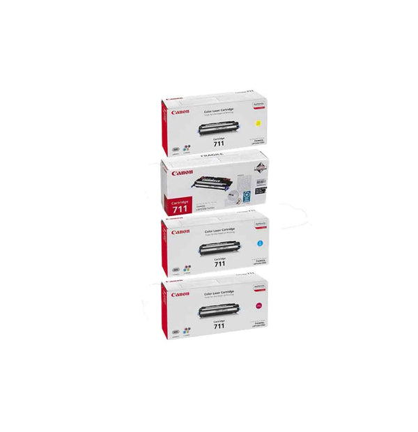 Canon toner 711 full set Black, cyan, yellow, magenta