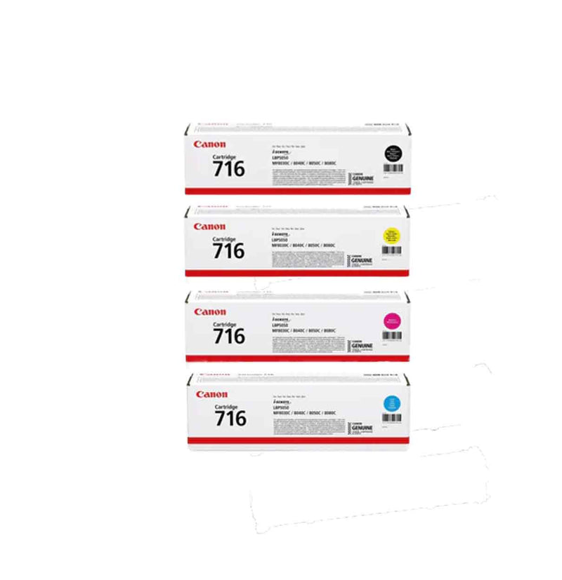 Canon 761 Toner full set Black, cyan, yellow, magenta