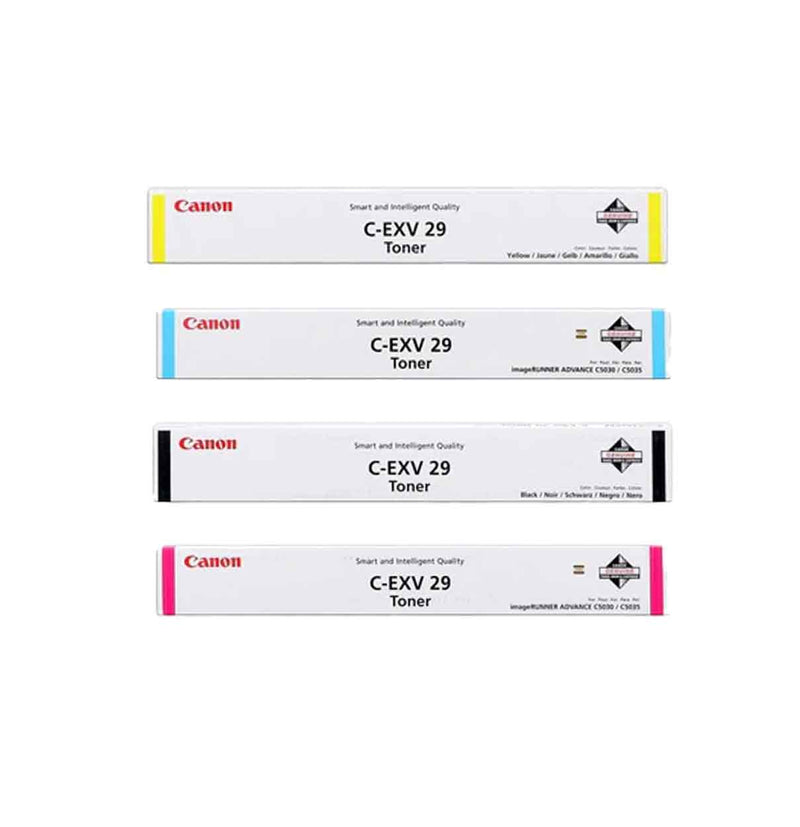 Canon C-EXV 29 Black Cyan Yellow Magenta Full set Toner Cartridge