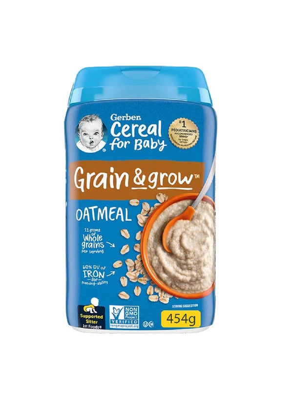 gerber cereal for baby grain and grow 454 g