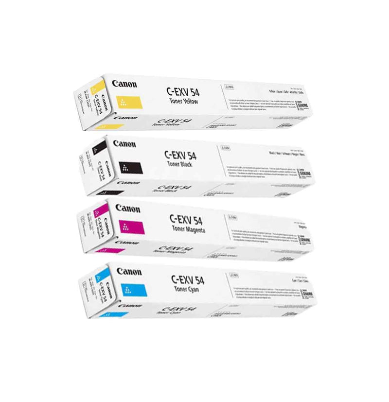 Canon-C-EXV-54 Full Set Black Cyan Yellow Magenta