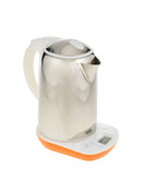 Crownline Cordless Kettle, SilverOrange, 1.8L, Kt-209″Min