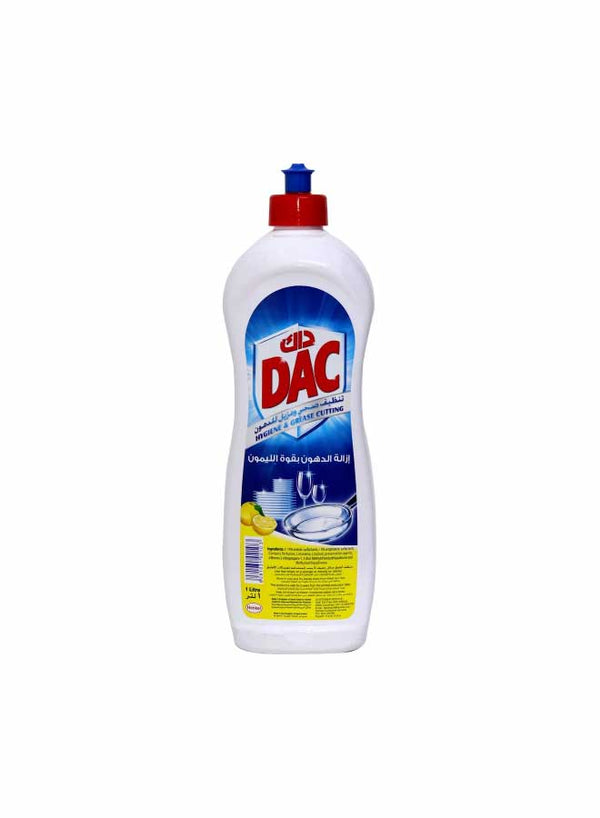 Dac Hygiene & Grease Cutting Lemon Dishwashing Liquid 1L