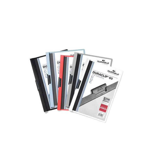 DURABLE-DURACLIP-FILE-CAP.-60-SHEETS,-A4-SIZE,D-GREY