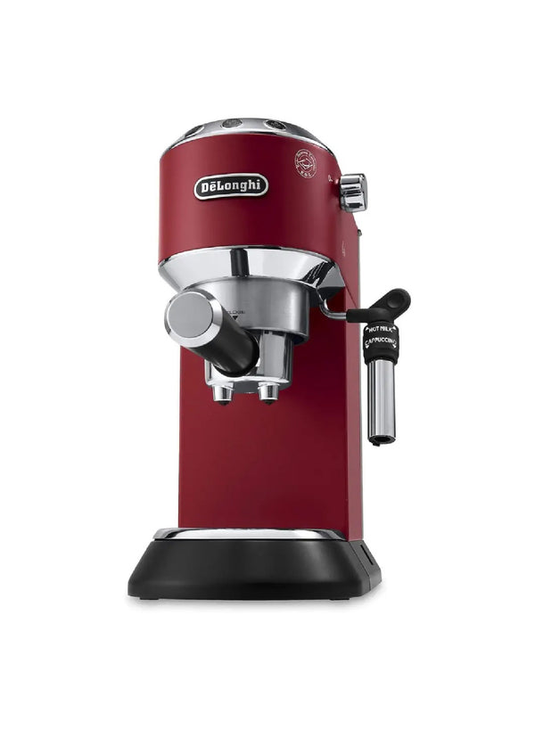 De’Longhi Dedica Style Pump Espresso Machine, Red – EC685.R – International Version