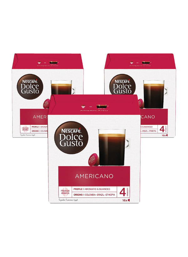 Nescafe Deolce gusto  Coffee Capsule  Americano Pack of 3