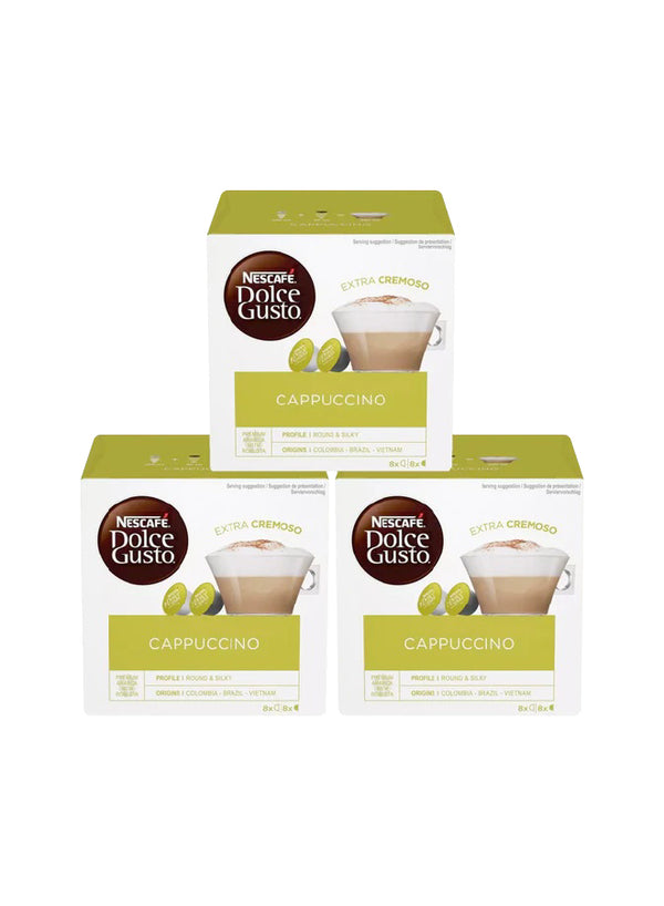 Nescafe Deolce gusto  Coffee Capsule  Cappuccino Pack of 3