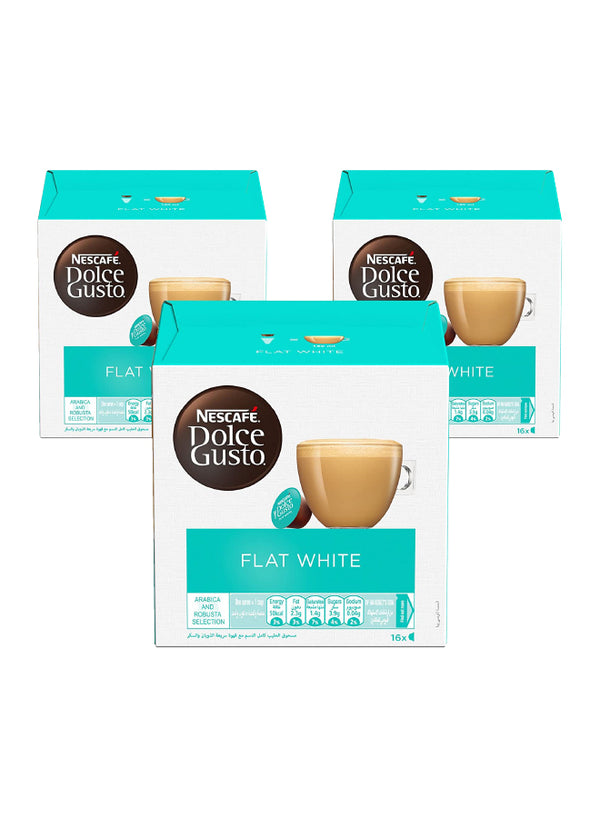 Nescafe Deolce gusto  Coffee Capsule  flat white   Pack of 3