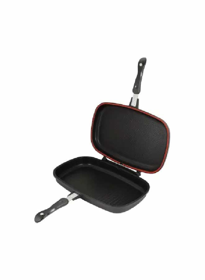 Double Sided Grill Pan Black 40cm