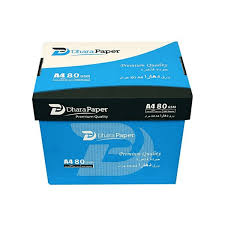 Dhara paper photo copy A4 paper 80 GSM set of 5 reams,2500 Paper white