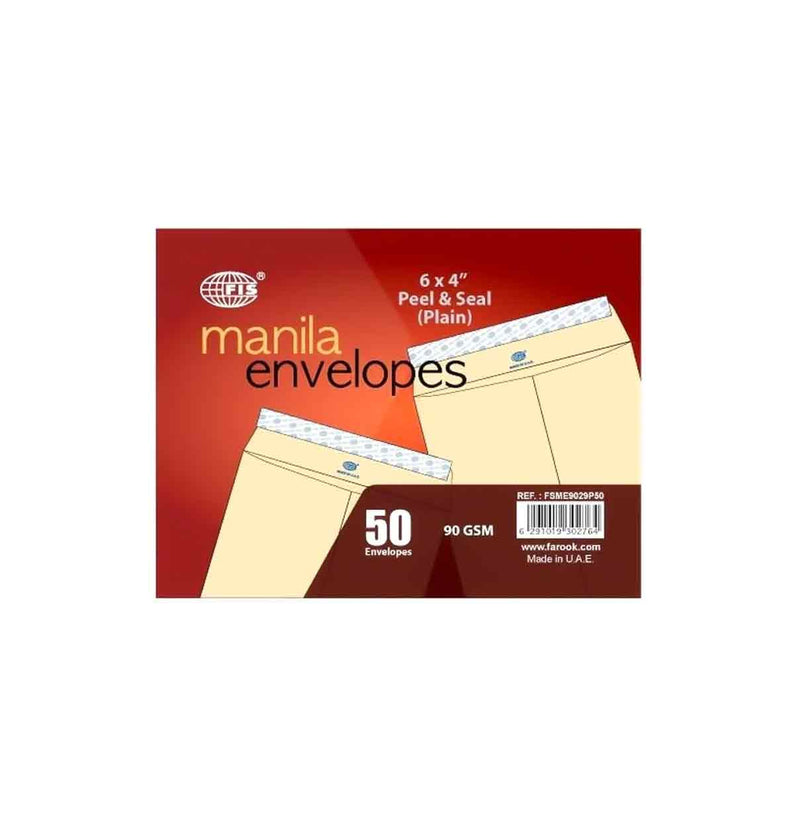 MANILA-ENVELOPE-90G-6.3X4-(160X101MM)-PEEL-&-SEAL