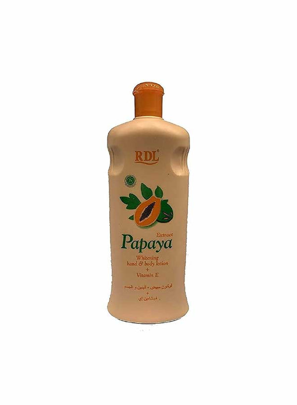 Papaya Whitening Hand & Body Lotion Vitamin E 600ml
