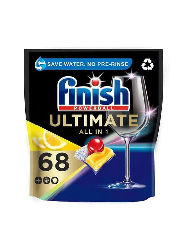 Finish Ultimate Dishwasher Tablets 68's Lemon