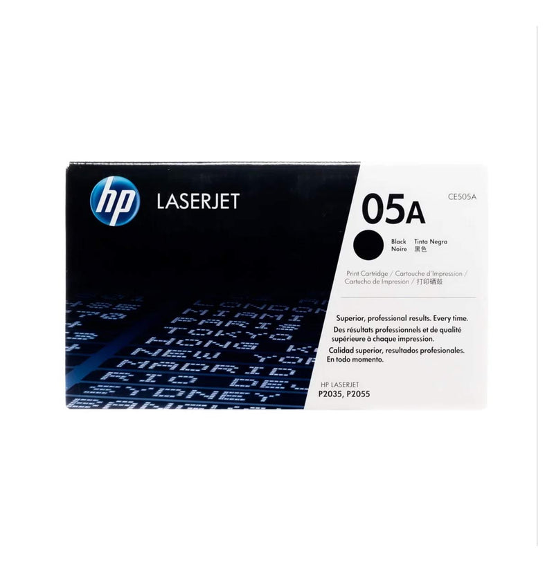 HP 05A  Original LaserJet Color Sphere Toner Cartridge, Black - CE505A