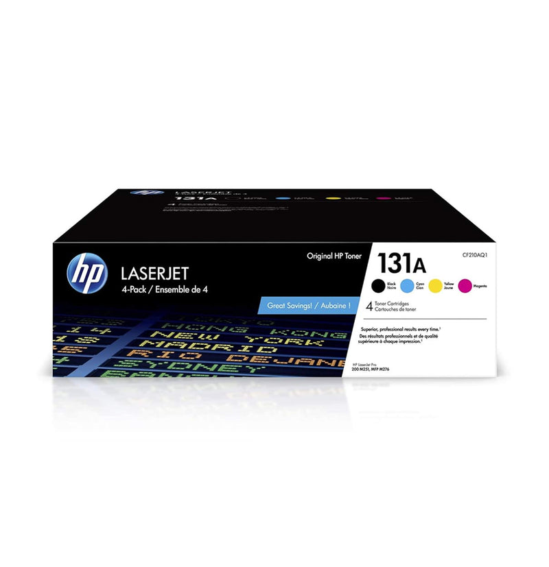 HP 131A Laserjet Toner Cartridge Set - Black, Cyan, Magenta and Yellow