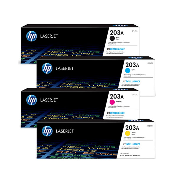 Hp 203A Original Laserjet Toner Cartridge, Black ,Cyan, yellow,magenta