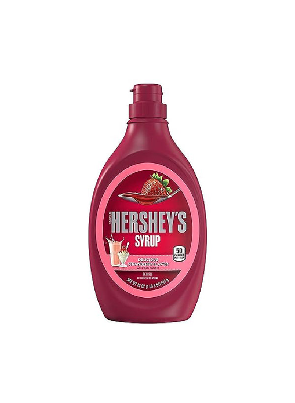 Hershey’s Strawberry Syrup for Baking Desserts, Easy Squeeze Bottle, 623 g