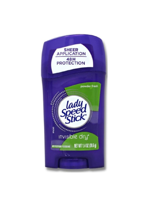 Lady Speed Stick Invisible Dry, Antiperspirant Deodorant, Powder Fresh, 40G