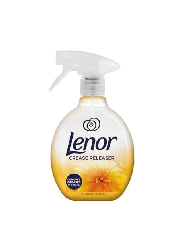 Lenor Crease Releaser Spray Removes Creases in Fabric, Summer Breeze Scent