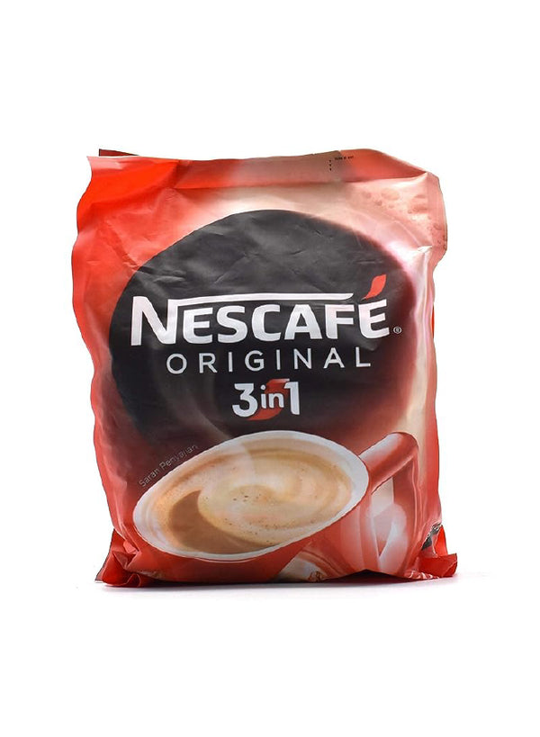 Nescafe 3 In 1 Original Soluble Ground Coffee Beverage, 30 x 17.5 g