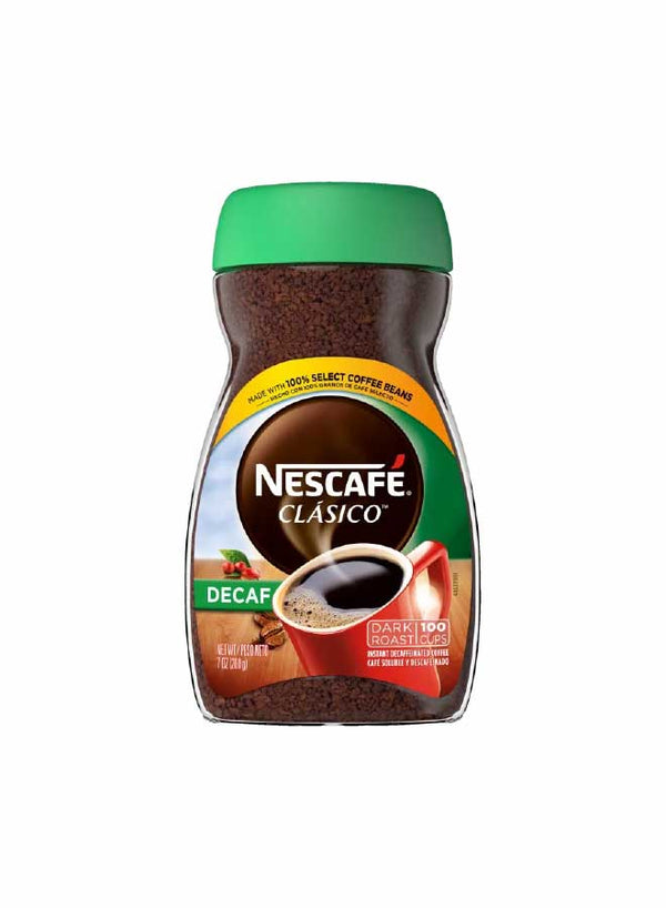Nescafe Clasico Decaf Dark Roast Instant Coffee