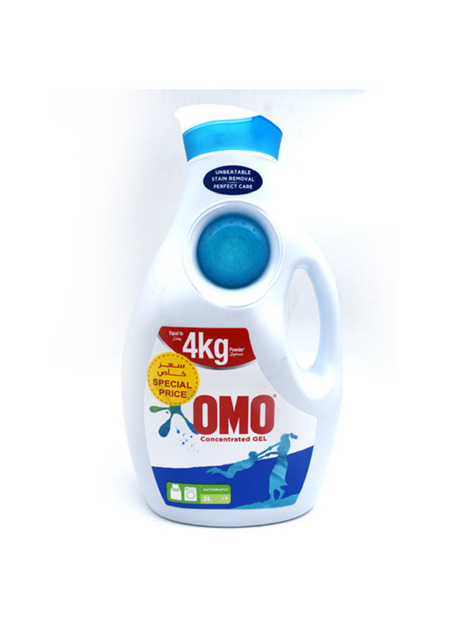 Omo Concentrated Gel Liquid Detergent Automatic  2 Ltr ( Pack of 2)