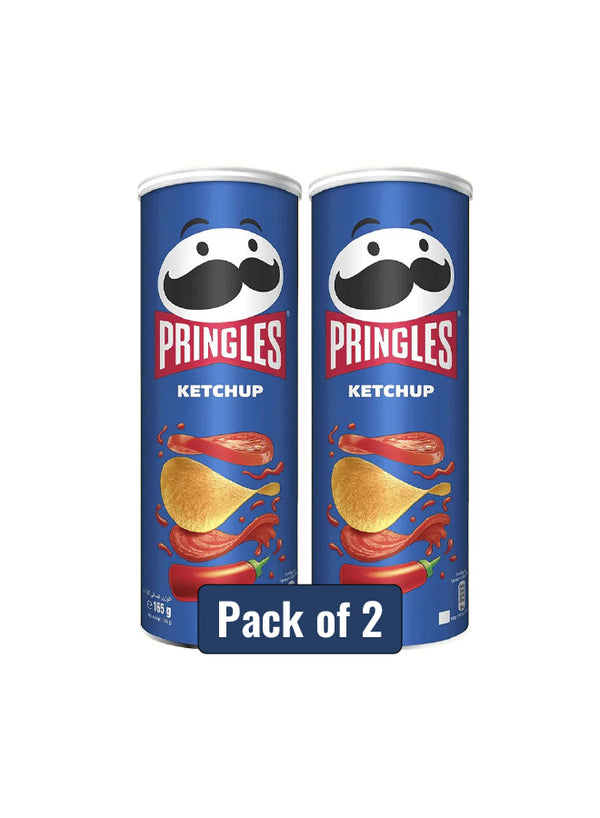 Pringles Ketchup  165 gram Pack of 2