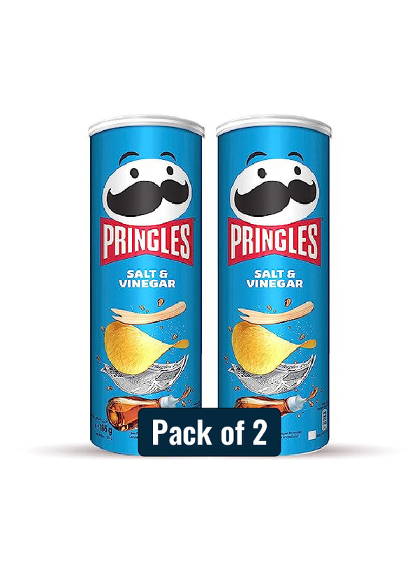 Pringles Salt & Vinegar, 165 gm Pack of 2