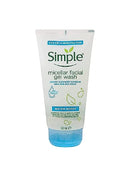 SIMPLE Waterboost Face Wash for Sensitive Skin, Micellar, Deeply Cleanses Skin, 150ml