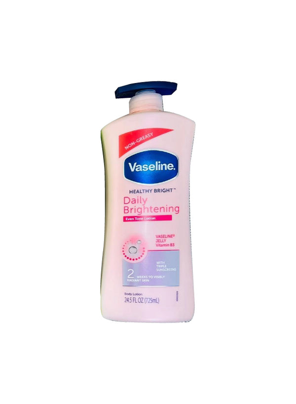 Vaseline Healthy Bright Daily Brightening Ever Tone Lotion With Vitamin B3 24.5 FL.OZ 725mL