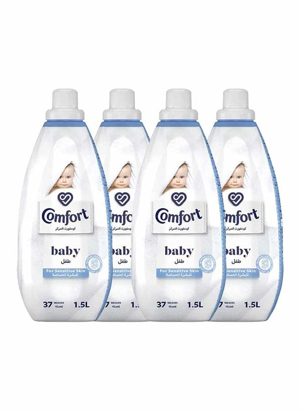 Comfort Concentrated Fabric Softener 1L x 4  for baby