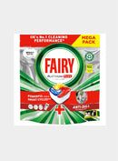 Fairy Platinum Plus All-in-One Dishwasher Tablets, Lemon, 102 Tablets, Fairy's Best Tough Food Cleaning Anti-dull Technology