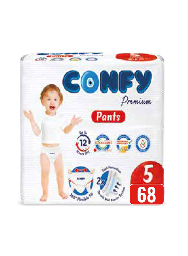 confy premium diaper pants Size 5 68 count