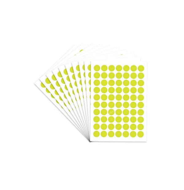 color-round-label-13-mm-fluorescent-lemon